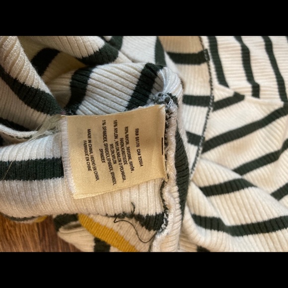 Moth Anthropologie Glyn reversible wrap striped - Picture 7 of 7